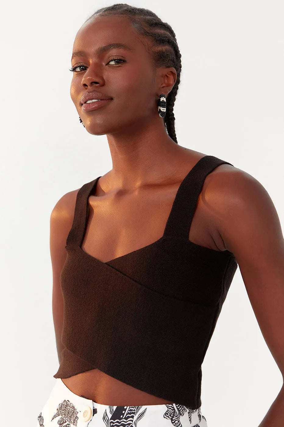 Knit Crossover Top