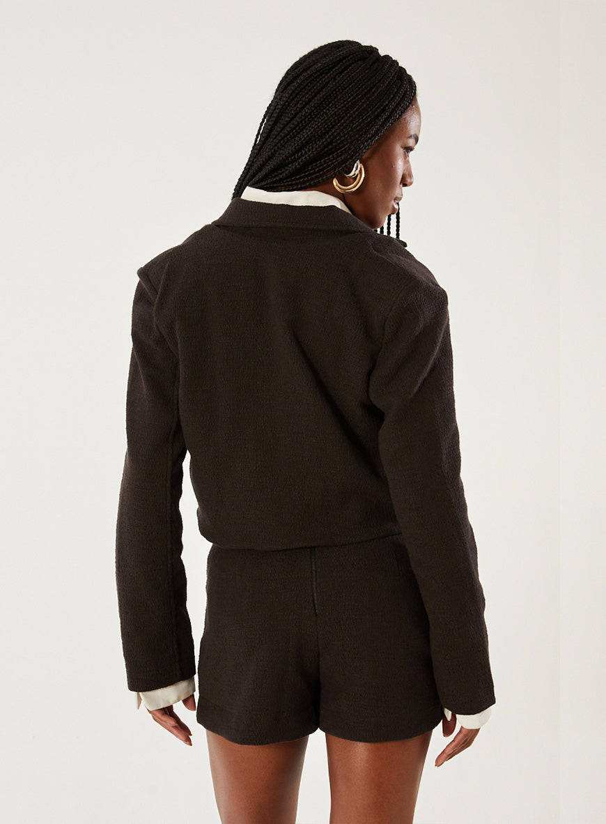 Blazer élégant avec ornements