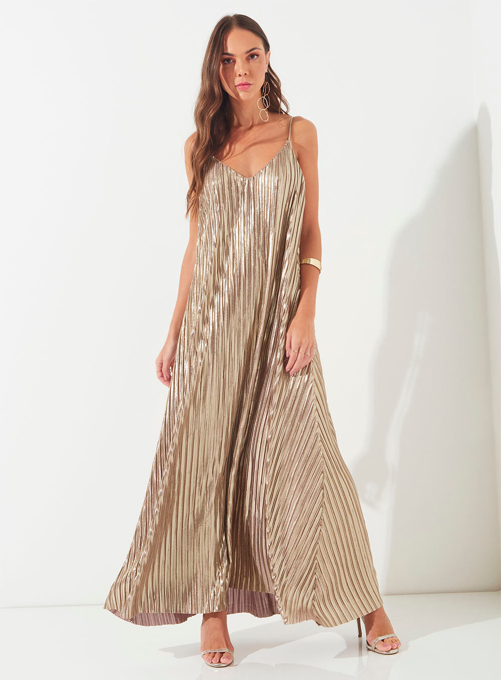 Robe fluide plissée