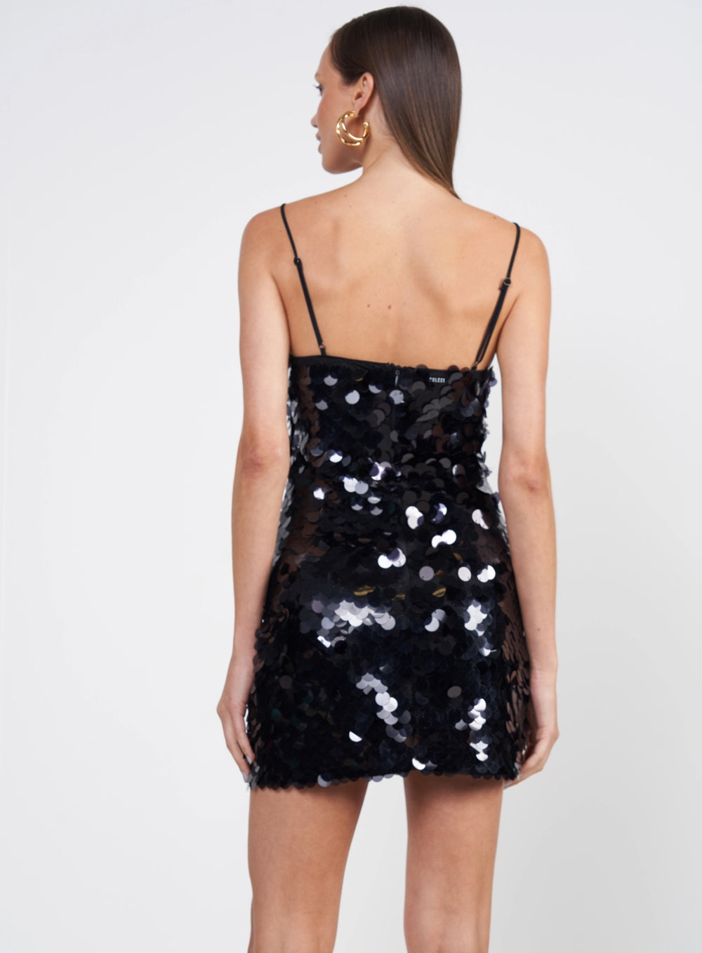 Black Sequin Dress