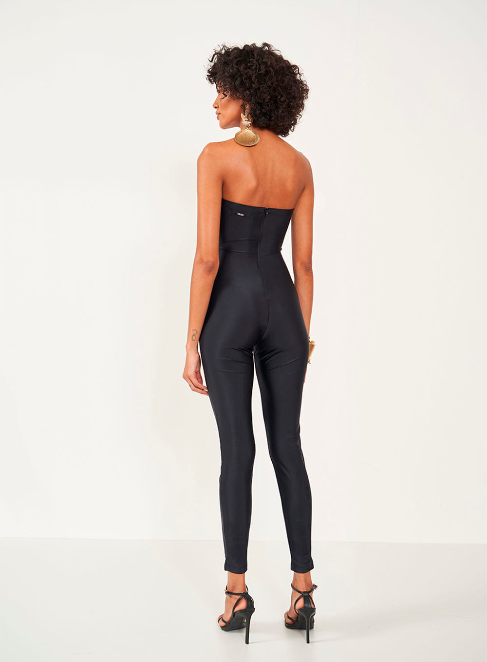 Slim Jumpsuit with Ring Details